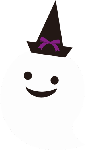 ghost-face-clipart-a-white-ghost-with-purple-bow-on-its-head
