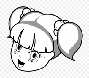 girl-clipart-black-and-white-a-girl-with-ponytail-and-ponytail-hd-png