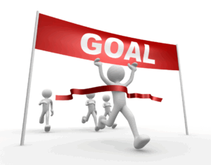 goals-clipart-a-person-crossing-finish-line-with-red-flag