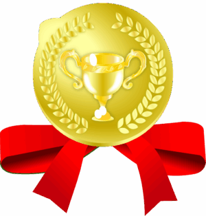 gold-medal-clipart-a-gold-trophy-with-red-ribbon-around-it