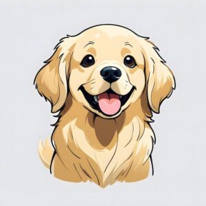 golden-retriever-clipart-a-dog-with-big-smile-on-its-face