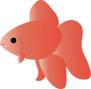 goldfish-clipart-a-red-fish-with-black-background