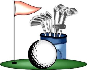 golf-club-clipart-a-golf-ball-and-clubs-on-green