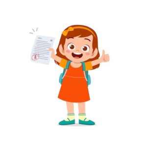 good-grades-clipart-a-girl-with-backpack-and-paper-in-her-hand