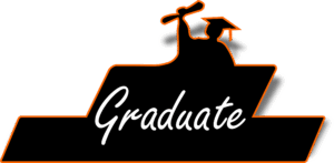 graduate-clipart-graduate-logo-with-orange-and-white
