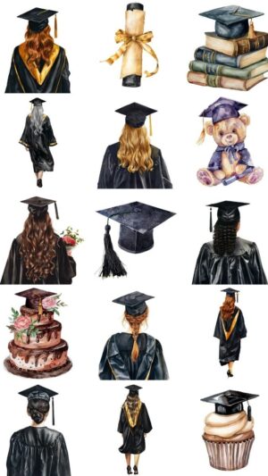 graduation-cap-2024-clipart-a-col-of-graduates-in-their-graduation-gowns