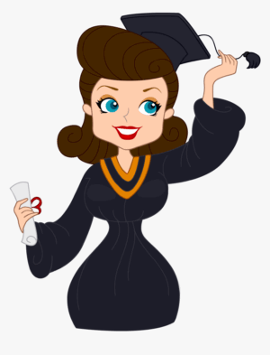 graduation-girl-clipart-a-cartoon-graduate-girl-in-graduation-gown