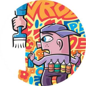 graffiti-clipart-a-cartoon-character-with-spray-gun