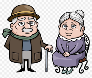 grandparents-clipart-an-old-couple-sitting-on-a-bench-clipart