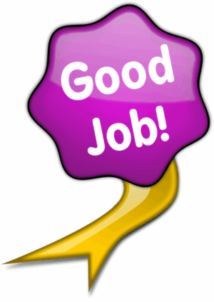 great-depression-clipart-a-purple-flower-with-the-words-good-job