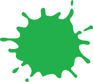 green-clipart-a-green-paint-sping-on-black-background