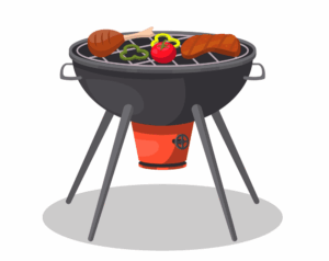 grill-clipart-a-barbecue-grill-with-meat-and-vegetables