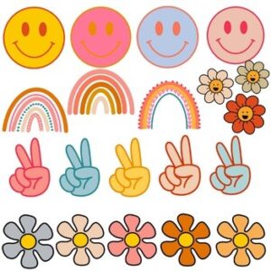 groovy-clipart-a-set-of-smiley-faces-and-flowers