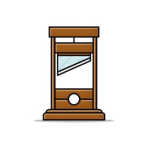 guillotine-clipart-a-wooden-clock-icon