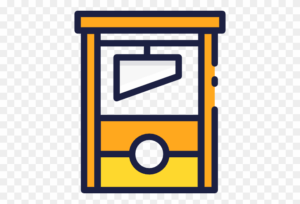 guillotine-clipart-a-yellow-and-blue-vege