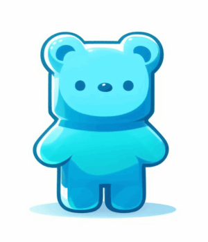 gummy-bear-clipart-a-blue-teddy-bear-with-white-background