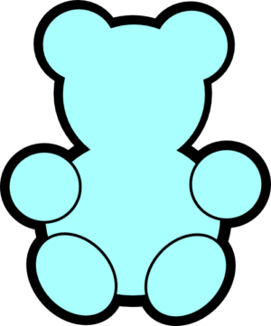 gummy-bear-clipart-a-teddy-bear-with-blue-outline