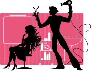 hair-stylist-clipart-a-silhouette-of-woman-getting-her-hair-done-by-hairdresser