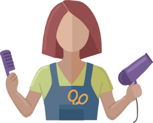 hair-stylist-clipart-a-woman-holding-pair-of-scissors