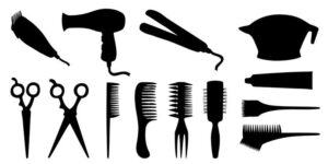 hair-stylist-clipart-silhouettes-of-hairdres-and-tools