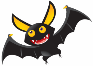 Halloween Clipart Free A Bat With Big Smile On Its Face