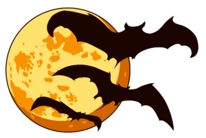 halloween-clipart-free-a-black-and-orange-halloween-pumpkin-with-bats
