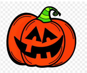 halloween-pumpkin-clipart-a-halloween-pumpkin-with-green-hat-on-top