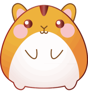 Hamster Clipart A Hamy With Big Smile On Its Face