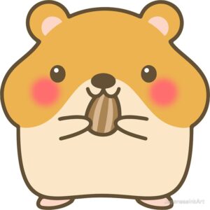 hamster-clipart-a-hamy-with-chocolate-in-its-mouth