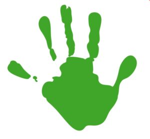 handprint-clipart-a-green-handprint-on-white-background