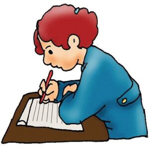 handwriting-clipart-a-boy-writing-on-paper