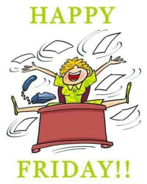 happy-friday-clipart-a-cartoon-character-is-jumping-in-the-air-with-his-arms-up-and-words-happy-friday