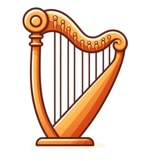 harp-clipart-a-golden-harp