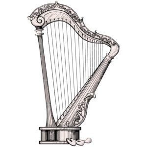 harp-clipart-a-harp-with-on-it