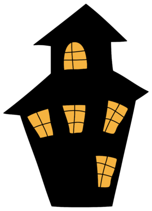 haunted-house-clipart-a-black-and-yellow-icon-with-white-outline
