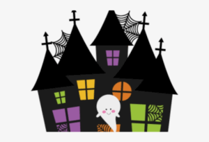 haunted-house-clipart-a-halloween-house-with-ghost-and-on-it