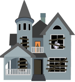 haunted-house-clipart-a-house-with-cat-on-the-roof