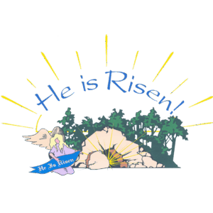 he-is-risen-clipart-a-cartoon-character-with-blue-bird-in-his-hand