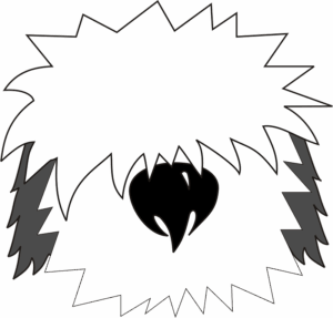 head-clipart-a-black-and-white-anime-character-with-heart
