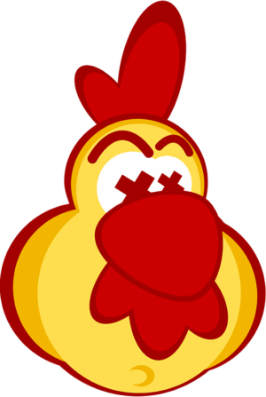 head-clipart-a-chicken-with-heart-on-its-head