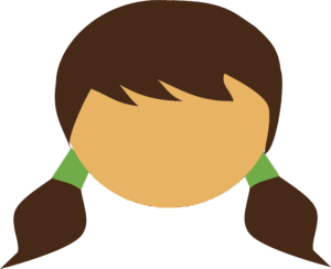 head-clipart-a-woman-with-long-hair-and-green-shirt