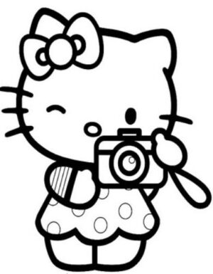 hello-kitty-clipart-black-and-white-hello-kitty-coloring-pages-two