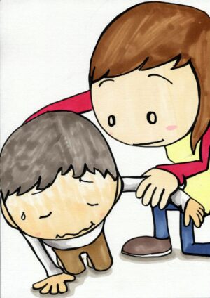 helping-others-clipart-a-drawing-of-boy-and-girl-kissing