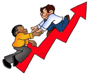 helping-others-clipart-a-man-is-pushing-another-on-the-arrow