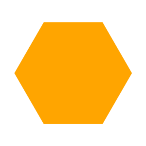 hexagon-clipart-a-yellow-hexagon-with-black-background