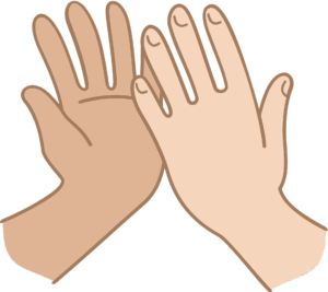 high-five-clipart-two-hands-reaching-each-other
