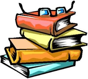 high-school-clipart-a-stack-of-books-with-glasses-on-top