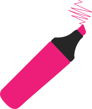 highlighter-clipart-a-pink-bottle-with-black-cap