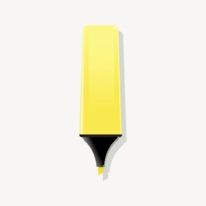 highlighter-clipart-a-yellow-marker-pen-with-black-tip