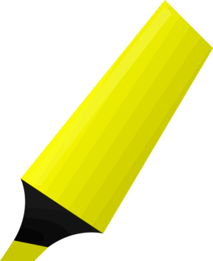 highlighter-clipart-a-yellow-pencil-with-black-eraser